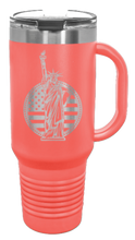 Load image into Gallery viewer, Liberty 40oz Handle Mug Laser Engraved
