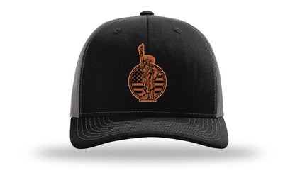 Liberty Leather Patch Richardson 112 Hat-Black / Charcoal