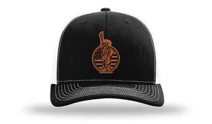 Liberty Leather Patch Richardson 112 Hat-Black / White