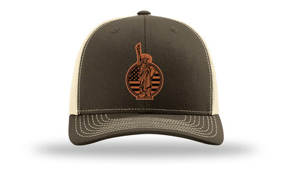 Liberty Leather Patch Richardson 112 Hat-Chocolate Chip/  Birch