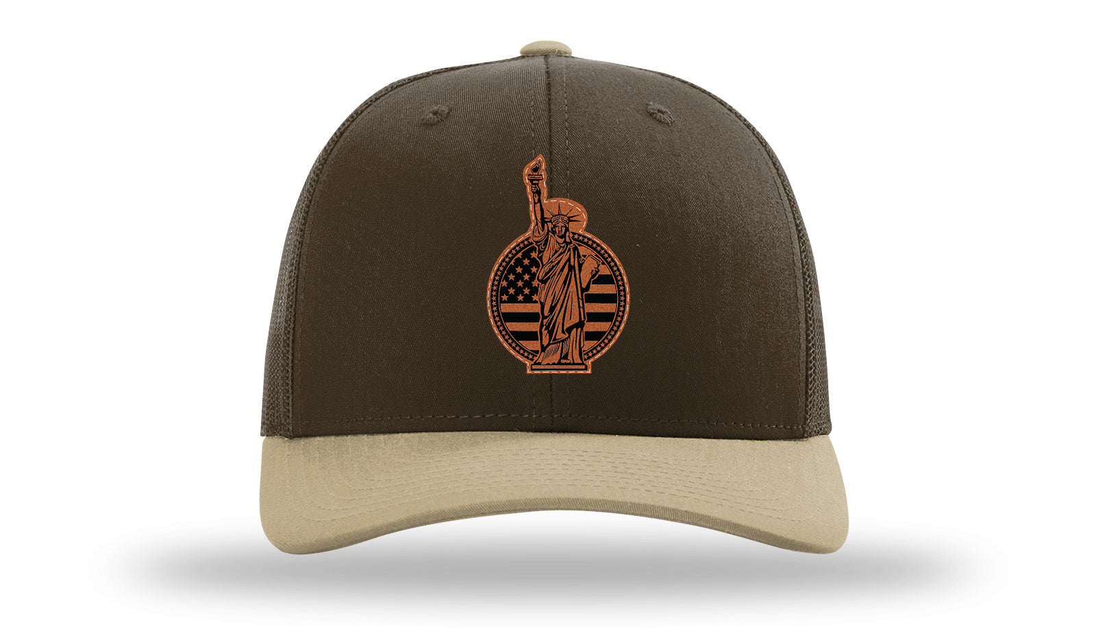 Liberty Leather Patch Richardson 112 Hat-Brown / Khaki - CMB