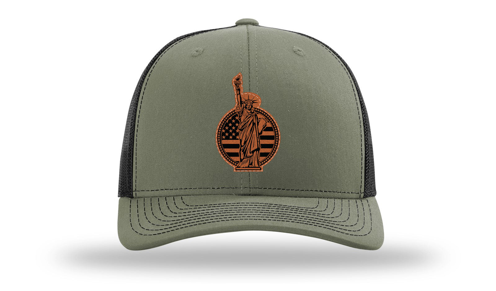 Liberty Leather Patch Richardson 112 Hat-Loden / Black