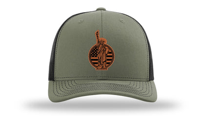 Liberty Leather Patch Richardson 112 Hat-Loden / Black