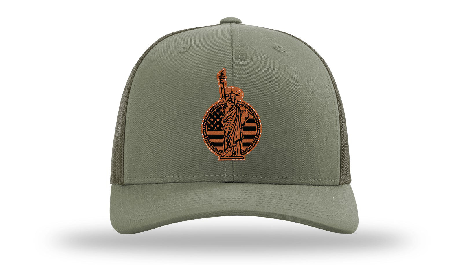 Liberty Leather Patch Richardson 112 Hat-Maronn / White