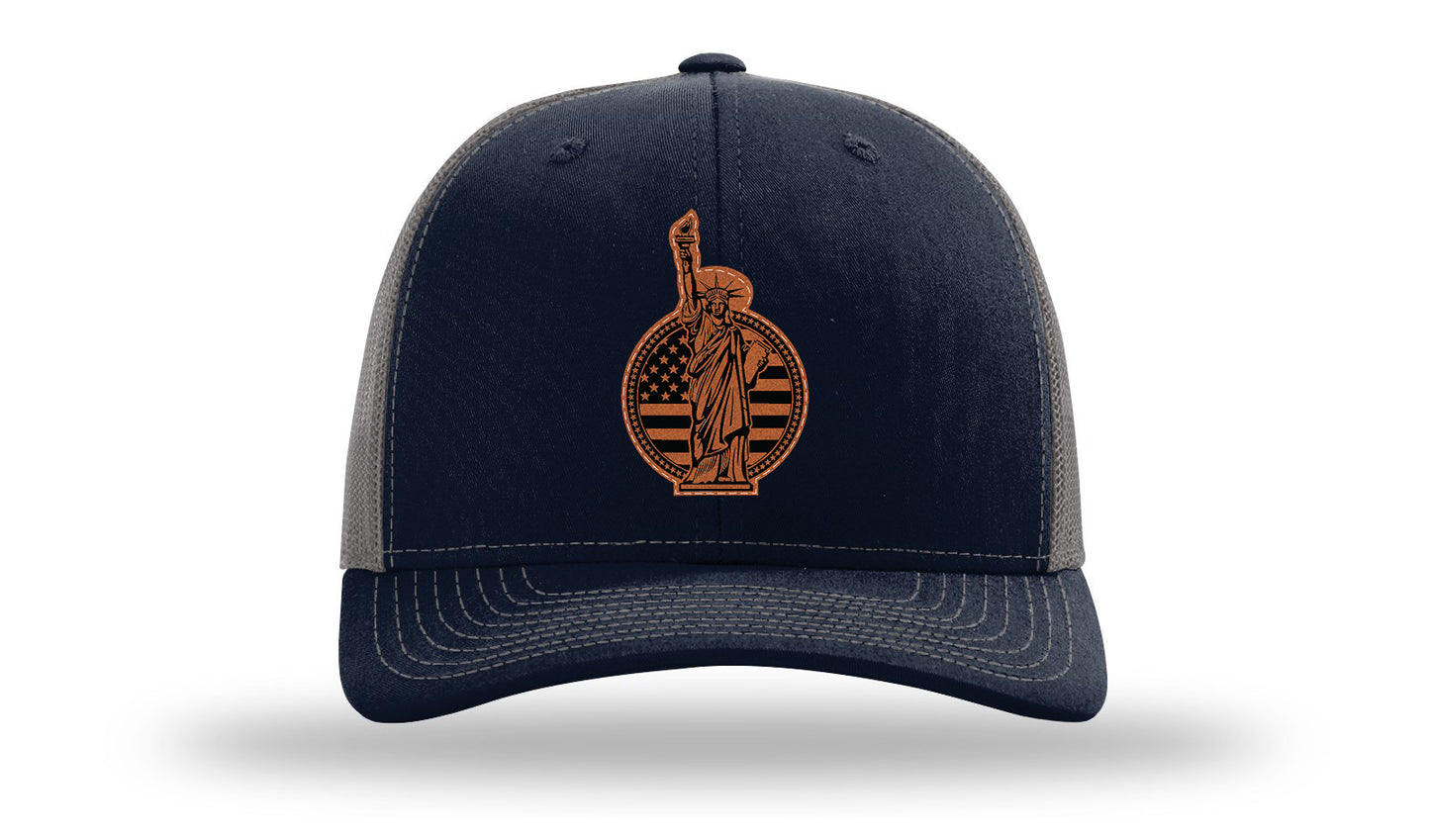 Liberty Leather Patch Richardson 112 Hat-Navy /  Khaki