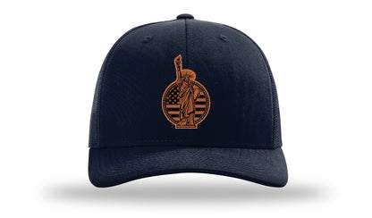 Liberty Leather Patch Richardson 112 Hat-Navy