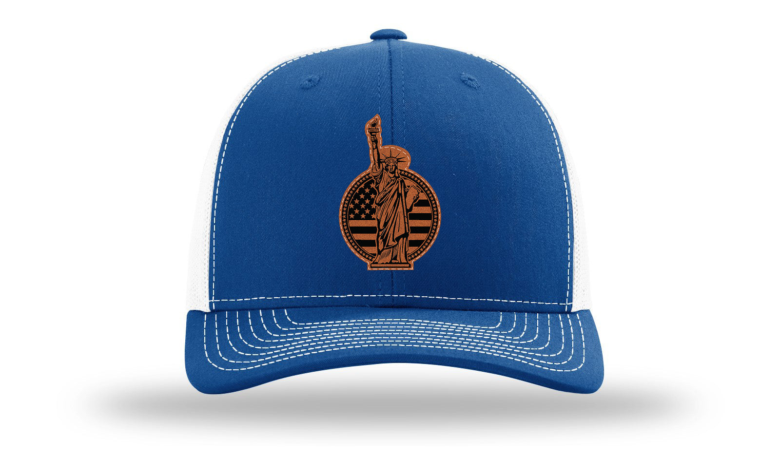 Liberty Leather Patch Richardson 112 Hat-Royal / White