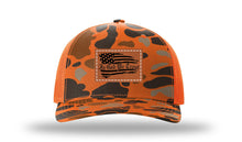 Load image into Gallery viewer, In God We Trust Leather Patch Richardson 112 Duck Camo Hat
