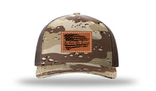 Load image into Gallery viewer, In God We Trust Leather Patch Richardson 112 Duck Camo Hat
