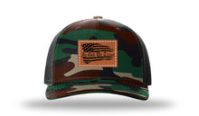 Load image into Gallery viewer, In God We Trust Leather Patch Richardson 112 Duck Camo Hat
