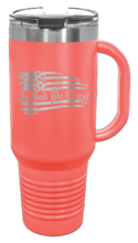 Load image into Gallery viewer, In God We Trust 40oz Handle Mug Laser Engraved
