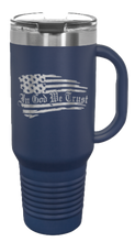 Load image into Gallery viewer, In God We Trust 40oz Handle Mug Laser Engraved
