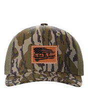 Load image into Gallery viewer, In God We Trust Leather Patch Richardson 112 Duck Camo Hat
