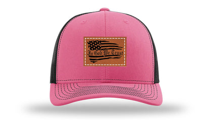 In God We Trust Leather Patch Richardson 112 Hat