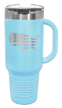 Load image into Gallery viewer, USA Flag Cutout 40oz Handle Mug Laser Engraved
