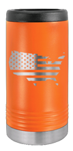 Load image into Gallery viewer, USA Flag Cutout Laser Engraved Slim Can Insulated Koosie
