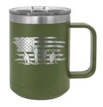 Load image into Gallery viewer, Vet Flag  (Veteran Flag) Laser Engraved Mug (Etched)
