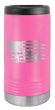 Load image into Gallery viewer, Vet Flag Laser Engraved Slim Can Insulated Koosie
