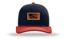 Load image into Gallery viewer, Vet Flag Leather Patch Richardson 112 Hat
