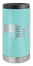 Load image into Gallery viewer, Home Of The Free Flag Laser Engraved Slim Can Insulated Koosie
