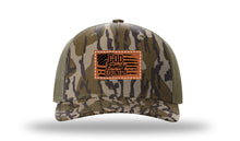 Load image into Gallery viewer, God Family Country Leather Patch Richardson 112 Duck Camo Hat

