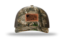 Load image into Gallery viewer, God Family Country Leather Patch Richardson 112 Duck Camo Hat

