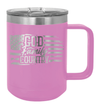 Load image into Gallery viewer, God Family Country Laser Engraved Mug (Etched)
