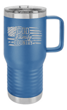 Load image into Gallery viewer, God Family Country Laser Engraved Mug (Etched)
