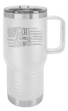 Load image into Gallery viewer, God Family Country Laser Engraved Mug (Etched)
