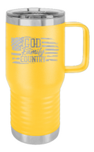 Load image into Gallery viewer, God Family Country Laser Engraved Mug (Etched)
