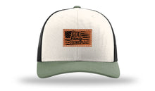 Load image into Gallery viewer, God Family Country Leather Patch Richardson 112 Hat
