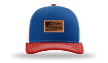 Load image into Gallery viewer, God Family Country Leather Patch Richardson 112 Hat

