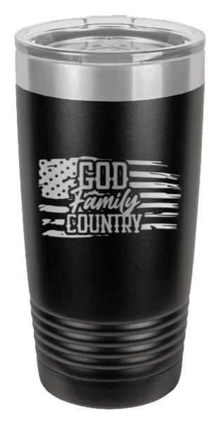 God Family Country - 20oz Tumbler