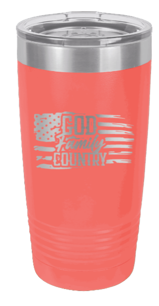 God Family Country - 20oz Tumbler