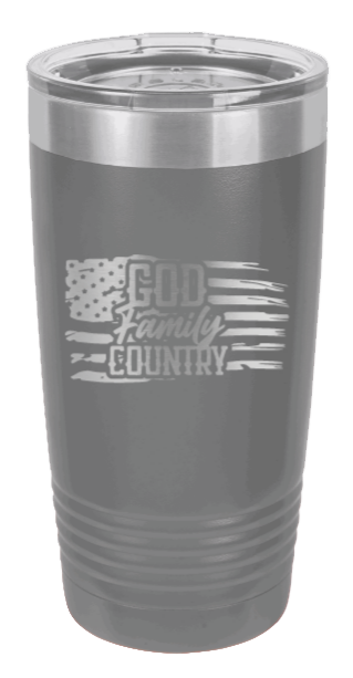 God Family Country - 20oz Tumbler