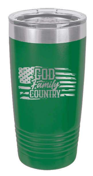 God Family Country - 20oz Tumbler
