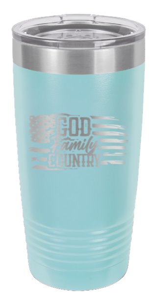God Family Country - 20oz Tumbler