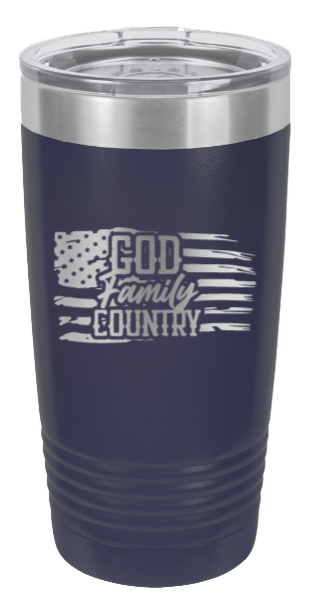 God Family Country - 20oz Tumbler