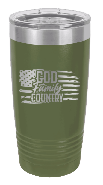 God Family Country - 20oz Tumbler