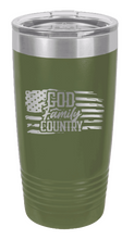 Load image into Gallery viewer, God Family Country - 20oz Tumbler

