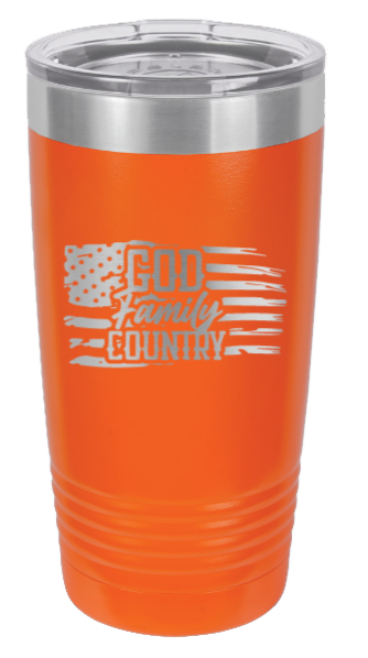 God Family Country - 20oz Tumbler