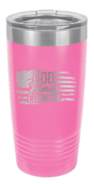 God Family Country - 20oz Tumbler