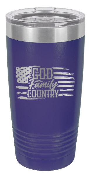 God Family Country - 20oz Tumbler