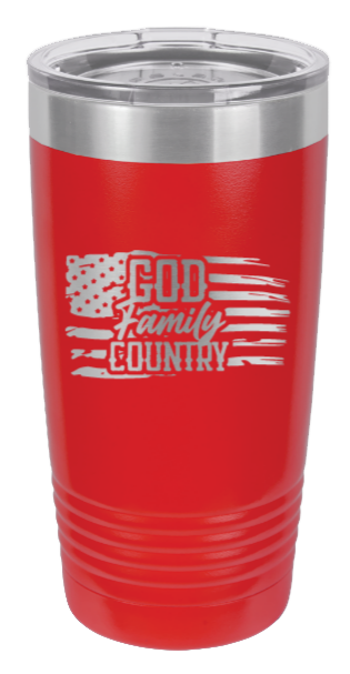God Family Country - 20oz Tumbler