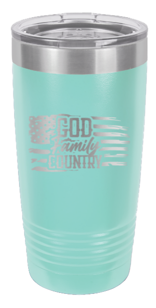 God Family Country - 20oz Tumbler