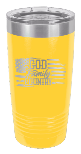 God Family Country - 20oz Tumbler