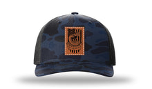Load image into Gallery viewer, Don&#39;t Tread On Me Snake Leather Patch Richardson 112 Duck Camo Hat

