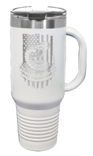 Load image into Gallery viewer, Don&#39;t Tread On Me Snake 40oz Handle Mug Laser Engraved
