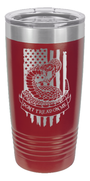 Don't Tread On Me Snake - 20oz Tumbler