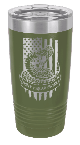 Don't Tread On Me Snake - 20oz Tumbler